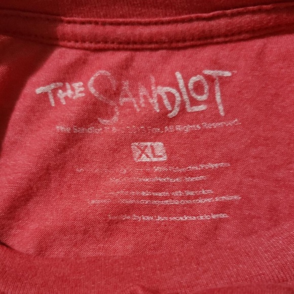 Sandlot Movie XL Mens TShirt Red - Picture 3 of 4